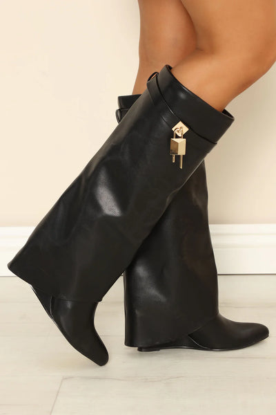 Kelly - Stivale Pelle Nera