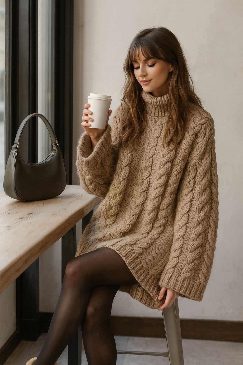 Aurora - Abito Maglia Oversize Luxe