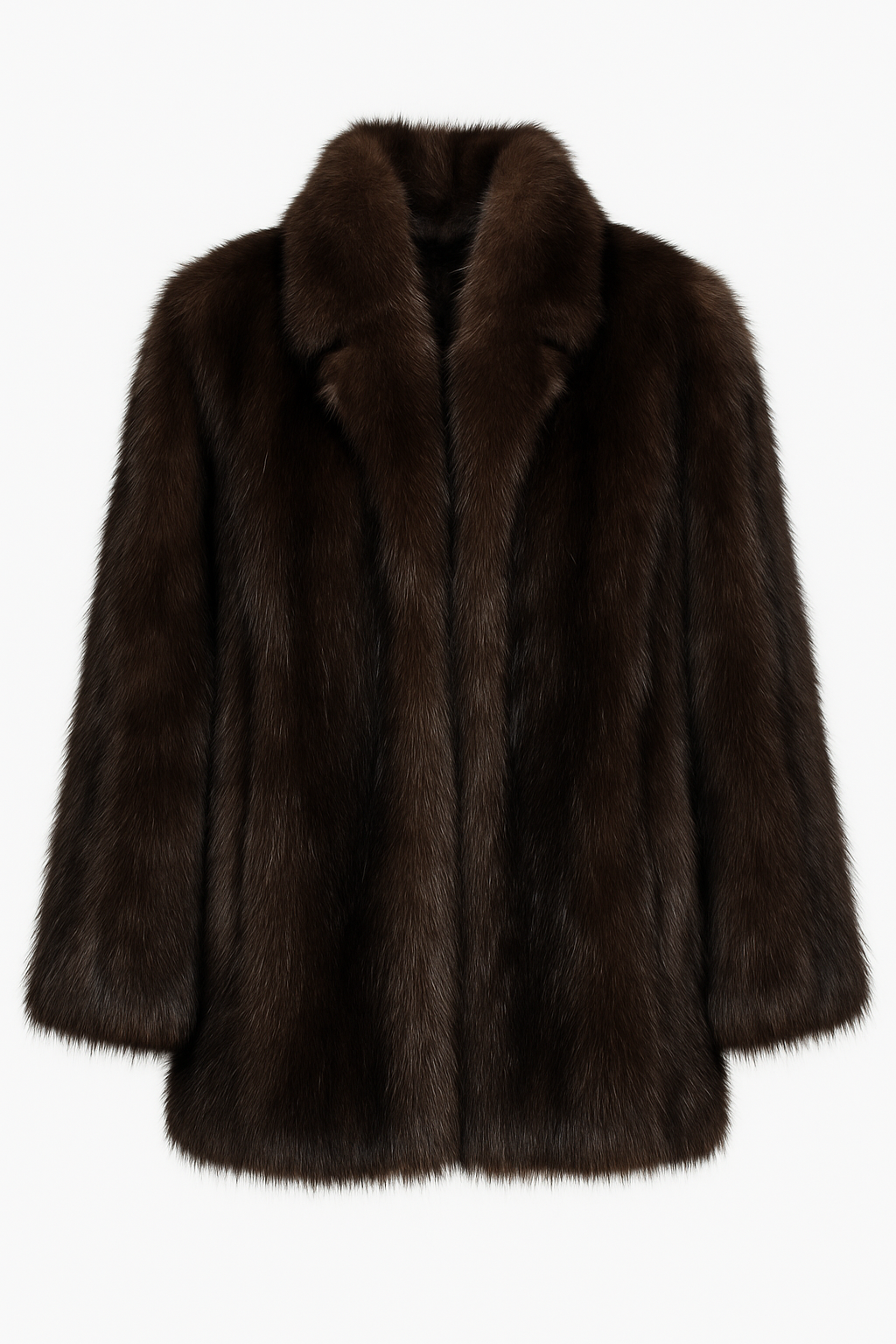 Arianna - Pelliccia Ecologica Marrone Luxury