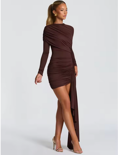 Alessia – Abito Elegante Drappeggiato